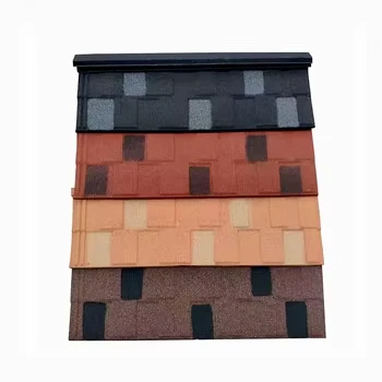 For Nigeria Shingle Tile Stone Coated Metal Roof Tile factory