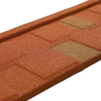 For Nigeria Shingle Tile Stone Coated Metal Roof Tile price
